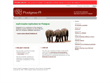 Tablet Screenshot of postgres-r.org